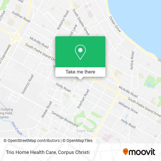 Trio Home Health Care map