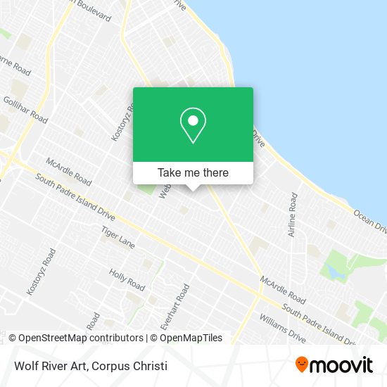 Mapa de Wolf River Art