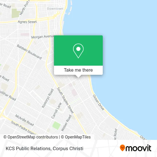 KCS Public Relations map