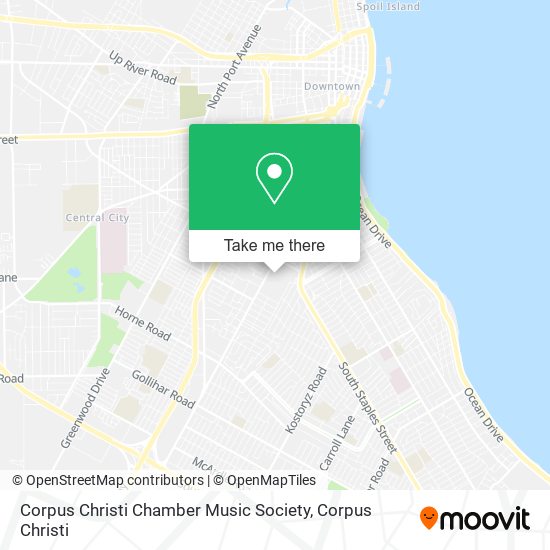 Corpus Christi Chamber Music Society map