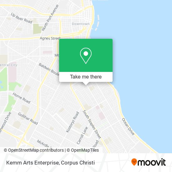 Kemm Arts Enterprise map