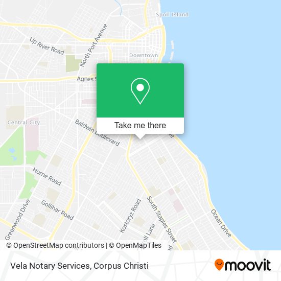 Vela Notary Services map
