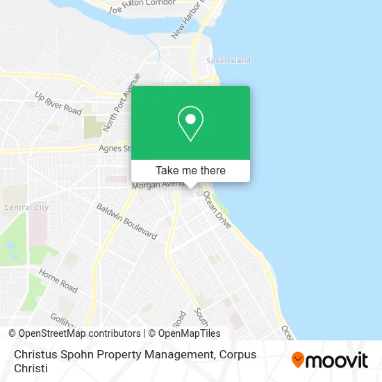 Christus Spohn Property Management map