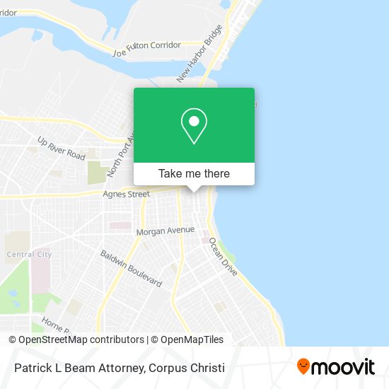 Patrick L Beam Attorney map