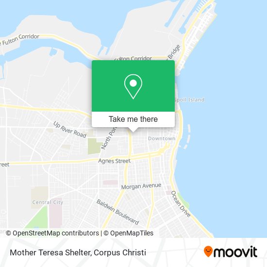 Mother Teresa Shelter map