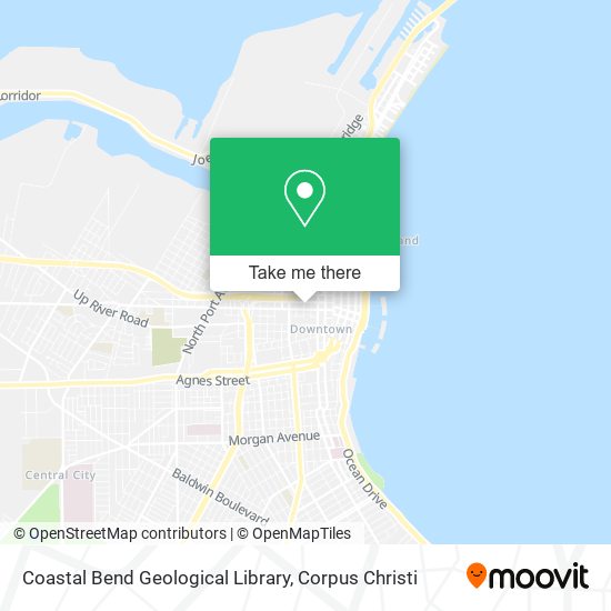 Mapa de Coastal Bend Geological Library