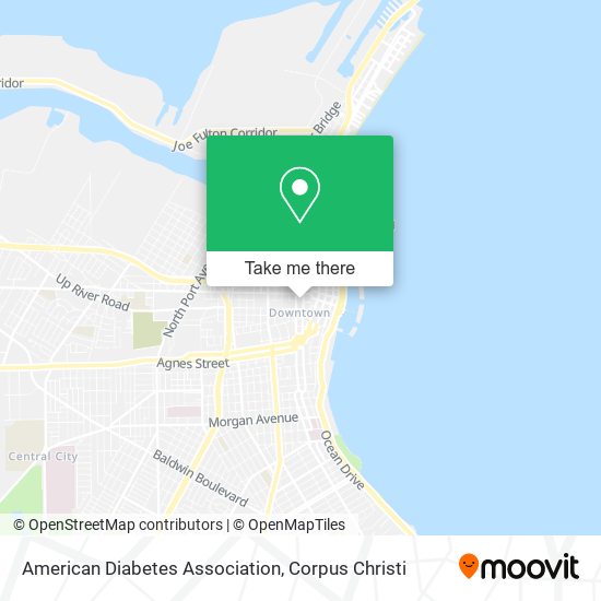 American Diabetes Association map