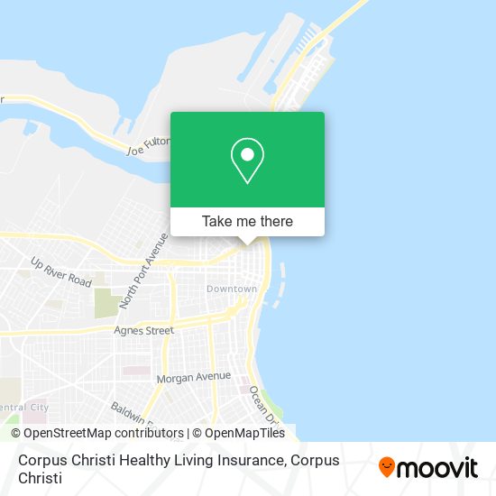 Corpus Christi Healthy Living Insurance map