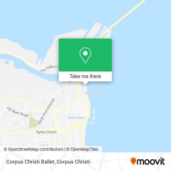 Corpus Christi Ballet map