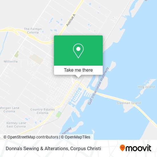 Mapa de Donna's Sewing & Alterations