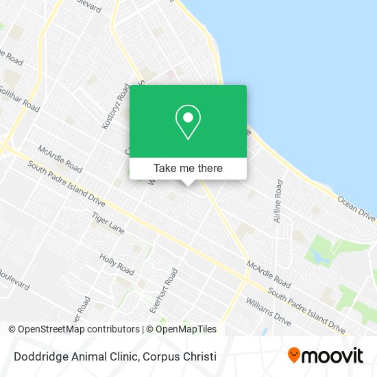 Doddridge Animal Clinic map