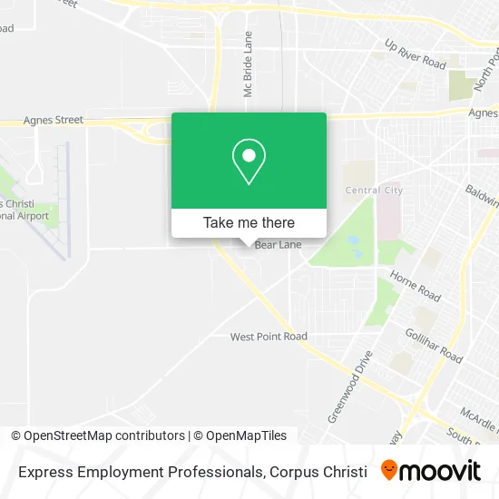 Mapa de Express Employment Professionals