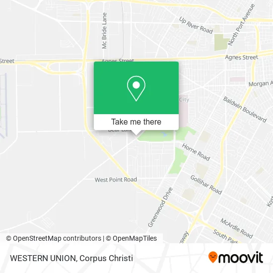 Mapa de WESTERN UNION