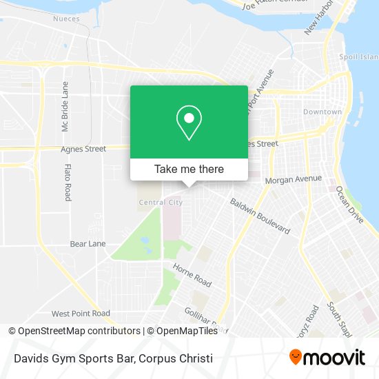 Davids Gym Sports Bar map