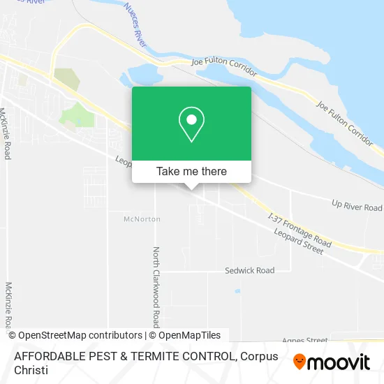 AFFORDABLE PEST & TERMITE CONTROL map