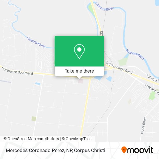 Mapa de Mercedes Coronado Perez, NP