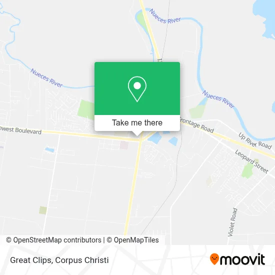 Great Clips map
