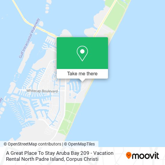 Mapa de A Great Place To Stay Aruba Bay 209 - Vacation Rental North Padre Island