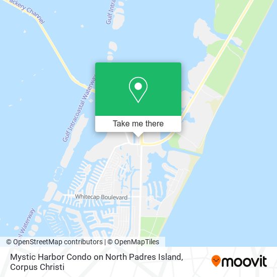 Mapa de Mystic Harbor Condo on North Padres Island