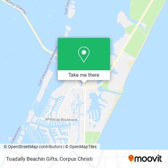 Toadally Beachin Gifts map
