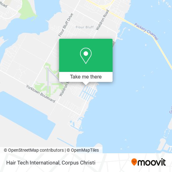 Mapa de Hair Tech International