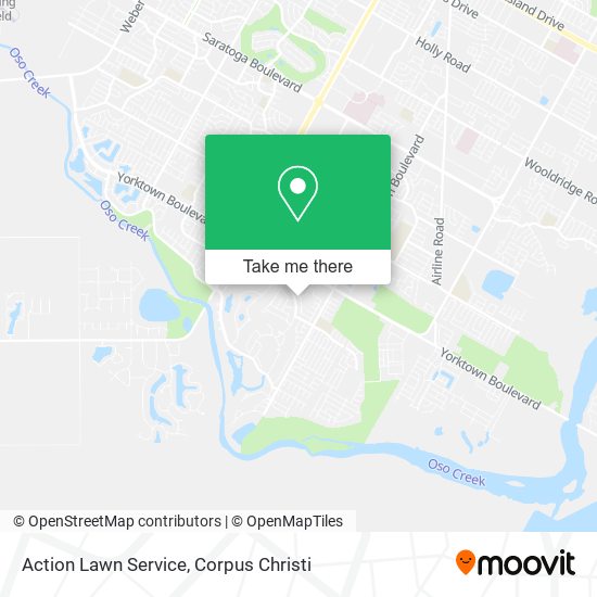 Mapa de Action Lawn Service