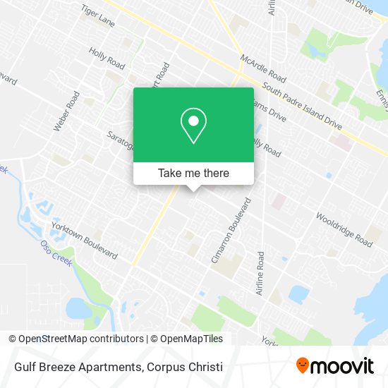 Gulf Breeze Apartments map