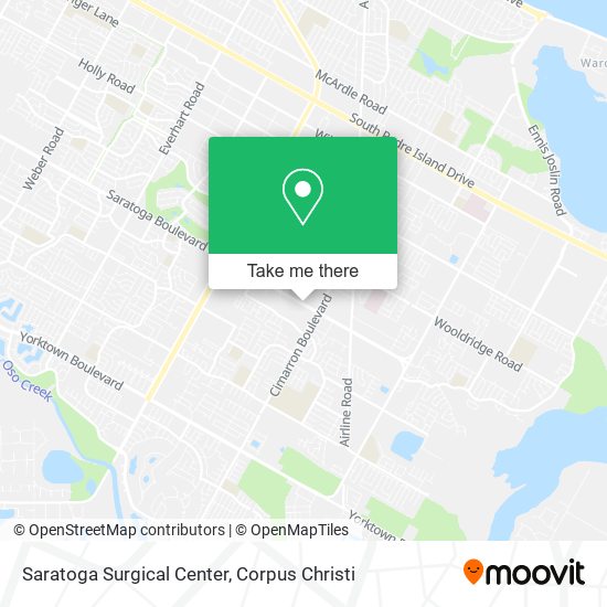 Saratoga Surgical Center map