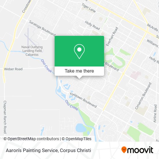 Mapa de Aaron's Painting Service