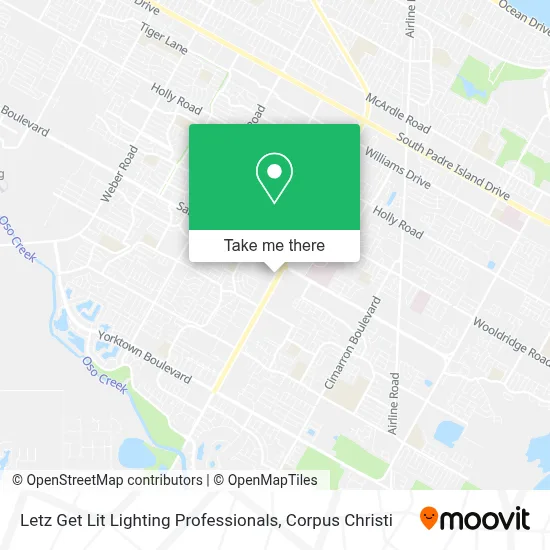 Letz Get Lit Lighting Professionals map