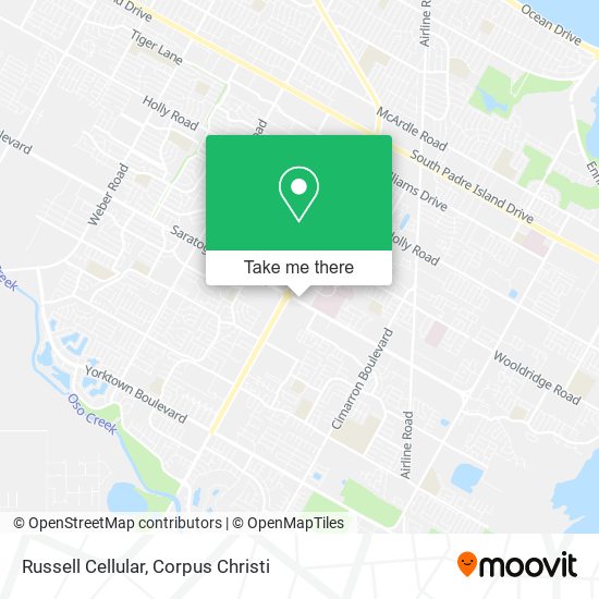Mapa de Russell Cellular