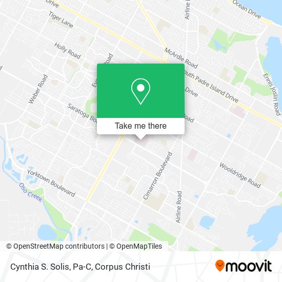 Cynthia S. Solis, Pa-C map
