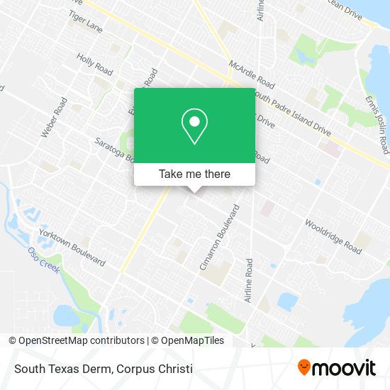 South Texas Derm map