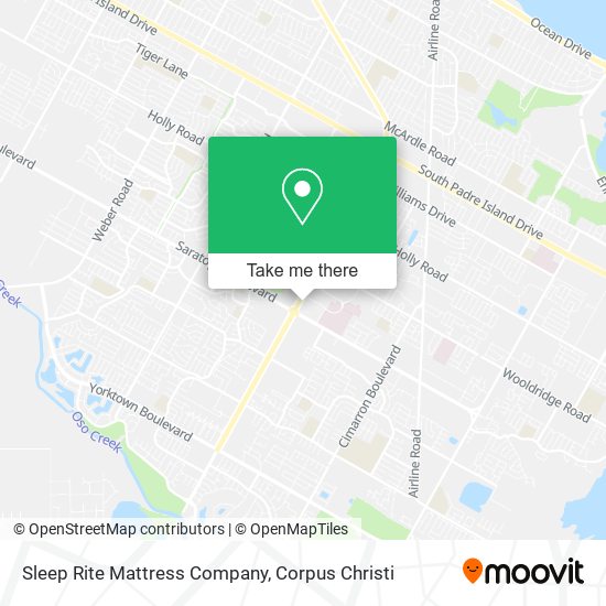 Mapa de Sleep Rite Mattress Company