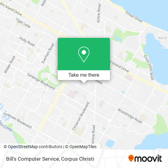 Bill's Computer Service map