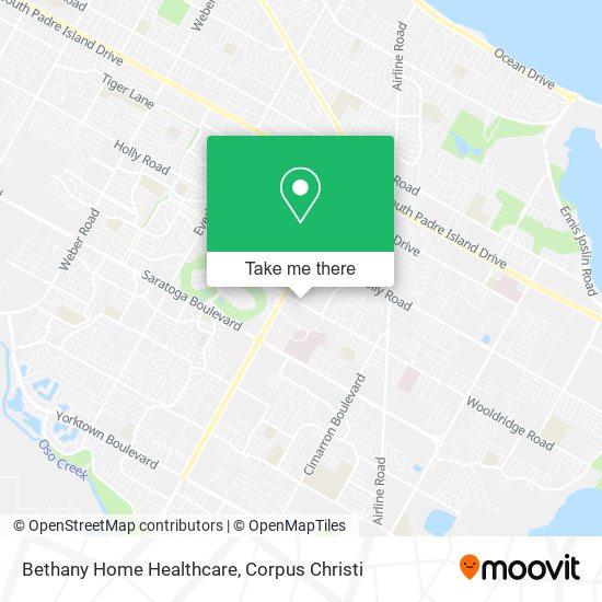 Bethany Home Healthcare map