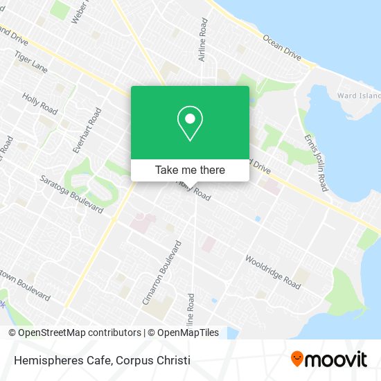 Hemispheres Cafe map