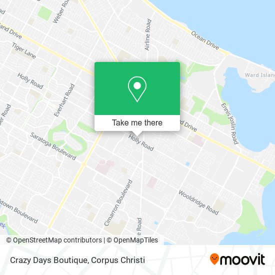 Crazy Days Boutique map