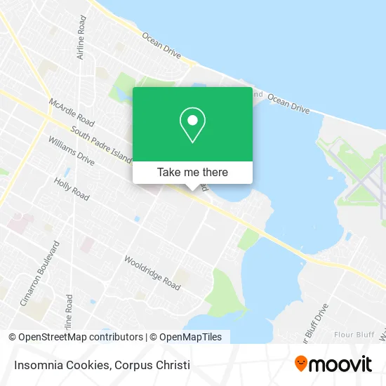 Mapa de Insomnia Cookies