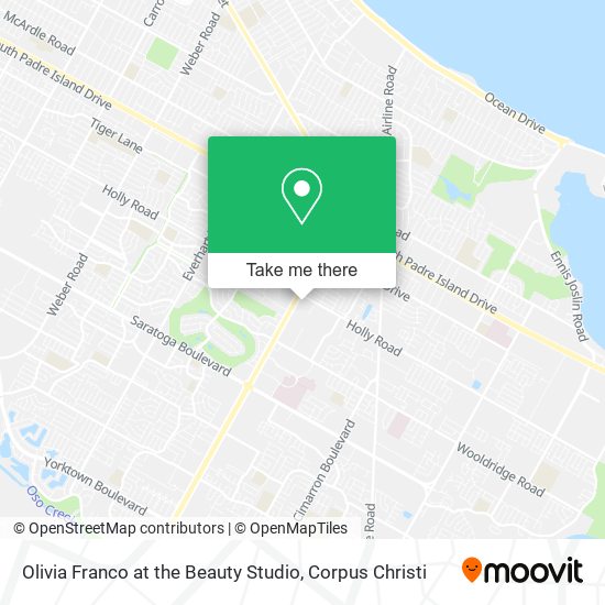 Mapa de Olivia Franco at the Beauty Studio