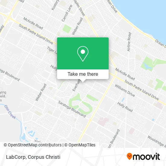 LabCorp map