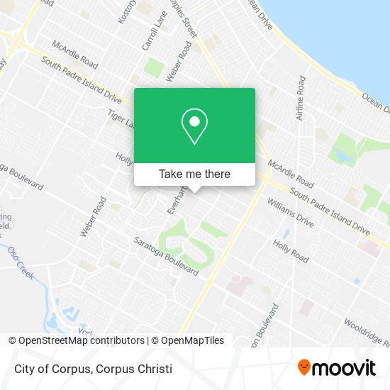Mapa de City of Corpus