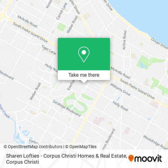 Mapa de Sharen Lofties - Corpus Christi Homes & Real Estate