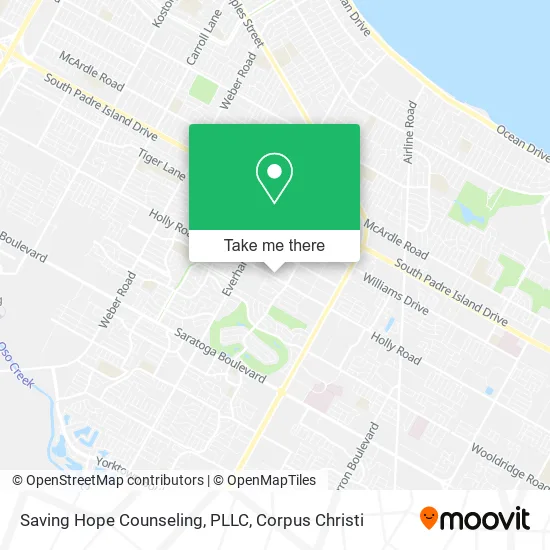 Mapa de Saving Hope Counseling, PLLC