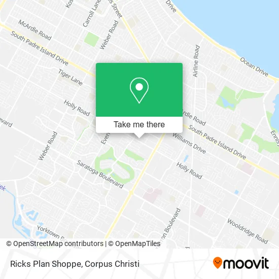 Ricks Plan Shoppe map