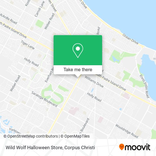 Wild Wolf Halloween Store map