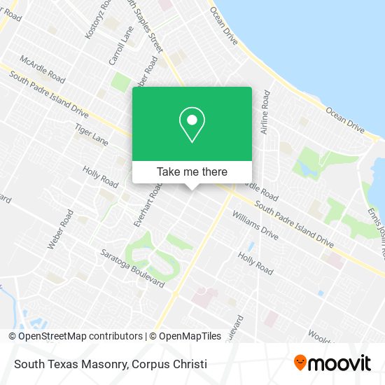Mapa de South Texas Masonry