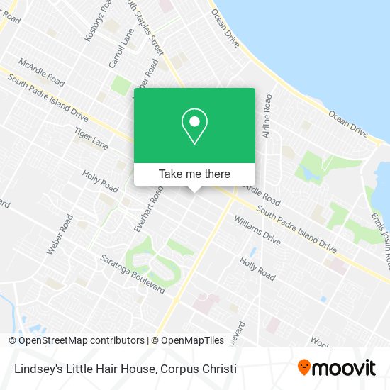 Lindsey's Little Hair House map