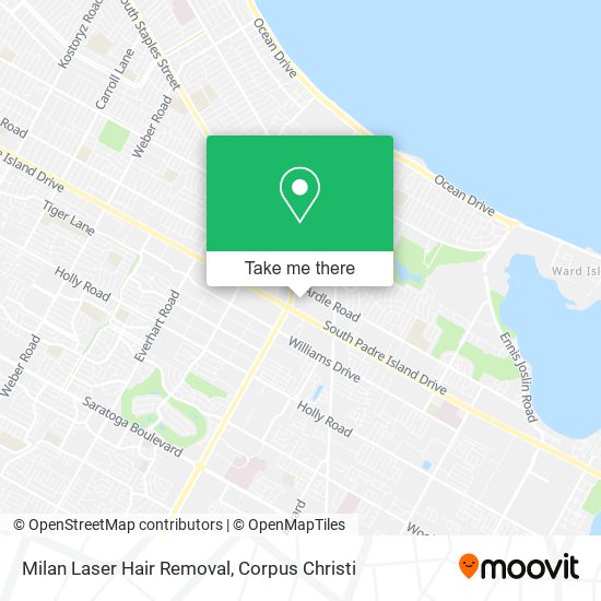 Milan Laser Hair Removal map