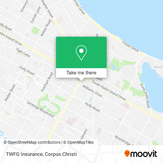 TWFG Insurance map